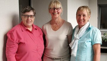 von links nach rechts: Regina Roßhoff, Monika Thies, Roswitha Meiers.
